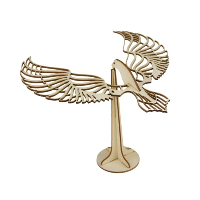 Wooden balancing bird — for assembly and decoration